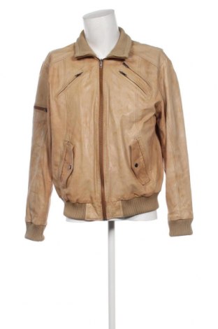 Pánska kožená bunda  Peckott, Veľkosť XL, Farba Béžová, Cena  50,36 €