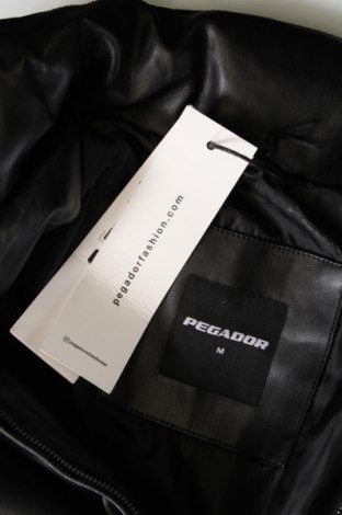 Ανδρικό δερμάτινο μπουφάν Pegador, Μέγεθος M, Χρώμα Μαύρο, Τιμή 53,09 €