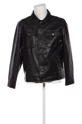 Pánská kožená bunda  Pull&Bear, Velikost XL, Barva Černá, Cena  1 111,00 Kč