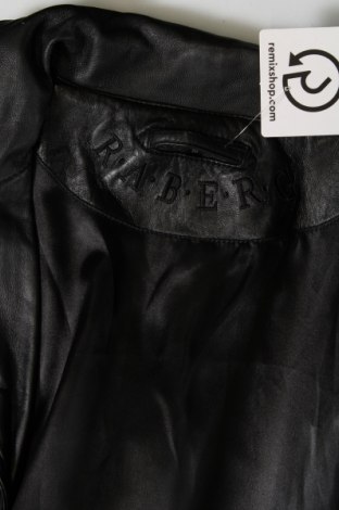 Ανδρικό δερμάτινο μπουφάν Raberg, Μέγεθος M, Χρώμα Μαύρο, Τιμή 62,22 €