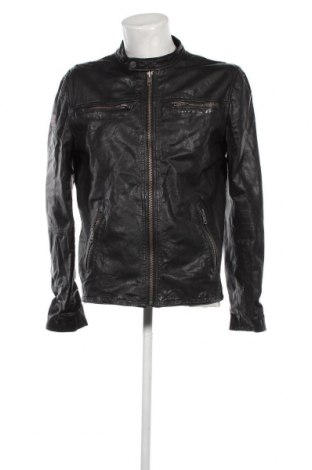 Pánska kožená bunda  Superdry, Veľkosť XL, Farba Čierna, Cena  99,65 €
