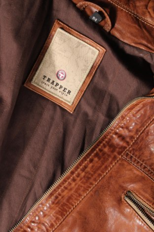 Pánska kožená bunda  Trapper, Veľkosť XL, Farba Hnedá, Cena  81,08 €