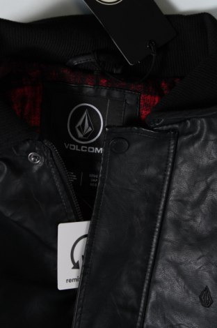 Herren Lederjacke Volcom, Größe S, Farbe Schwarz, Preis € 88,66