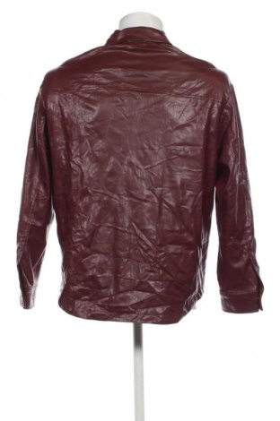 Ανδρικό δερμάτινο μπουφάν Zara, Μέγεθος M, Χρώμα Κόκκινο, Τιμή 25,36 €
