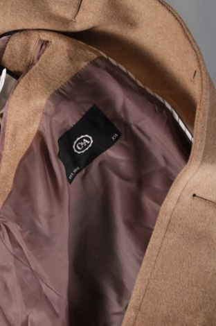 Мъжко палто C&A, Размер XXL, Цвят Бежов, Цена 54,57 лв.