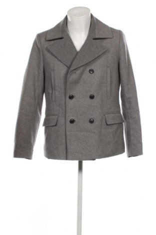Мъжко палто H&M, Размер L, Цвят Сив, Цена 64,20 лв.