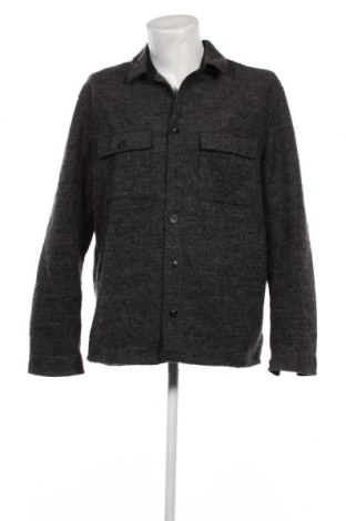Мъжко палто H&M, Размер L, Цвят Сив, Цена 23,54 лв.