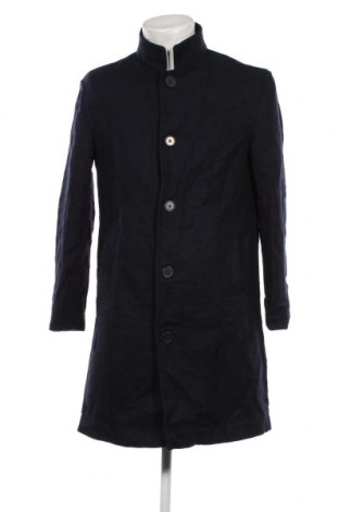 Palton de bărbați Zara, Mărime M, Culoare Albastru, Preț 134,21 Lei