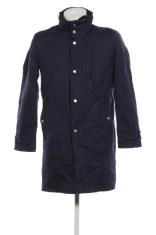 Palton de bărbați Zara Man, Mărime M, Culoare Albastru, Preț 127,50 Lei