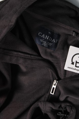 Ανδρική ζακέτα fleece Canda, Μέγεθος XL, Χρώμα Γκρί, Τιμή 19,54 €