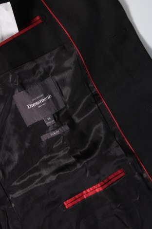 Ανδρικό σακάκι Dressmann, Μέγεθος XL, Χρώμα Μαύρο, Τιμή 8,16 €