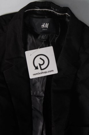 Мъжко сако H&M, Размер XL, Цвят Черен, Цена 13,20 лв.