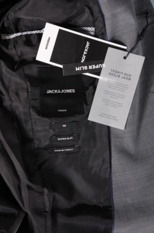 Мъжко сако Jack & Jones, Размер M, Цвят Сив, Цена 34,72 лв.