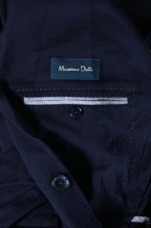Мъжко сако Massimo Dutti, Размер XL, Цвят Син, Цена 113,00 лв.