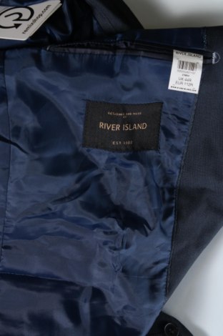 Męska marynarka River Island, Rozmiar XL, Kolor Niebieski, Cena 46,06 zł