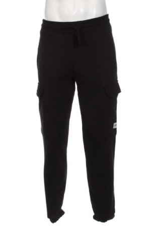 Pantaloni trening de bărbați Bershka, Mărime M, Culoare Negru, Preț 57,23 Lei