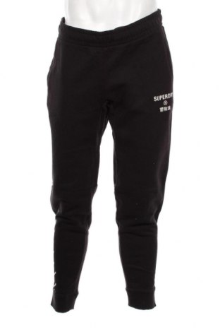 Ανδρικό αθλητικό παντελόνι Superdry, Μέγεθος L, Χρώμα Μαύρο, Τιμή 51,91 €