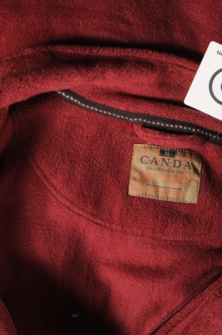 Ανδρική αθλητική ζακέτα Canda, Μέγεθος XL, Χρώμα Κόκκινο, Τιμή 19,54 €