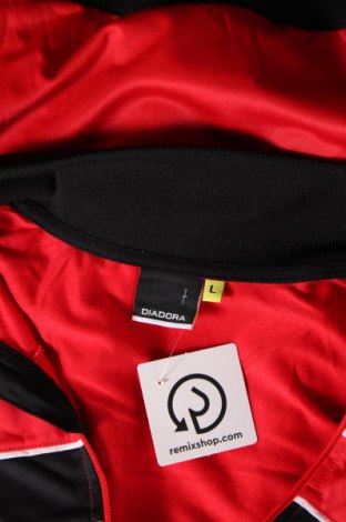 Ανδρική αθλητική ζακέτα Diadora, Μέγεθος L, Χρώμα Κόκκινο, Τιμή 22,86 €