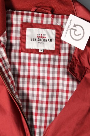 Ανδρικό μπουφάν Ben Sherman, Μέγεθος M, Χρώμα Κόκκινο, Τιμή 35,89 €