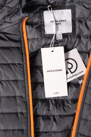 Ανδρικό μπουφάν Jack & Jones, Μέγεθος 5XL, Χρώμα Γκρί, Τιμή 47,94 €