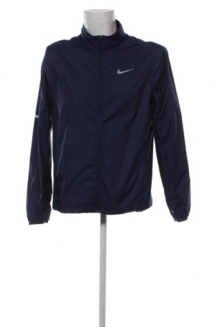 Мъжко яке Nike Running, Размер L, Цвят Син, Цена 84,00 лв.