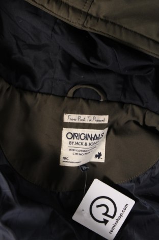 Ανδρικό μπουφάν Originals By Jack & Jones, Μέγεθος XL, Χρώμα Πράσινο, Τιμή 29,69 €