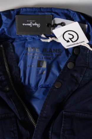 Ανδρικό μπουφάν Pepe Jeans, Μέγεθος L, Χρώμα Μπλέ, Τιμή 36,21 €