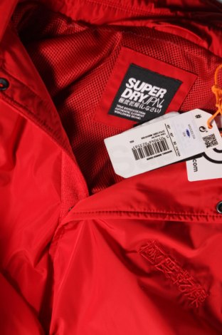 Pánska bunda  Superdry, Veľkosť L, Farba Červená, Cena  91,75 €