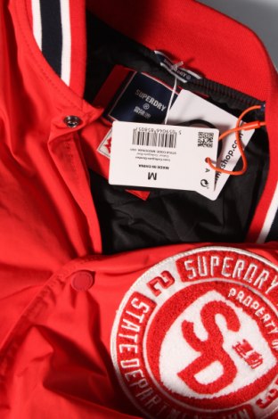 Pánska bunda  Superdry, Veľkosť M, Farba Červená, Cena  52,30 €