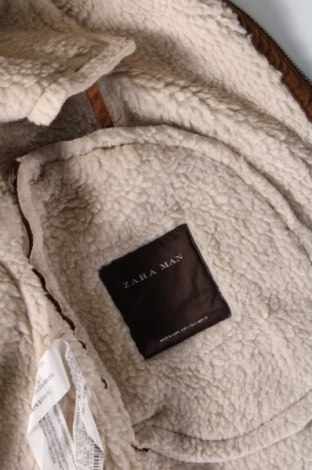Ανδρικό μπουφάν Zara Man, Μέγεθος L, Χρώμα Καφέ, Τιμή 29,69 €