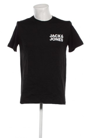 Ανδρικό t-shirt Jack & Jones, Μέγεθος M, Χρώμα Μαύρο, Τιμή 11,14 €