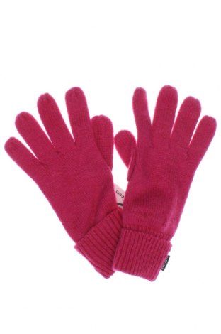 Ръкавици Superdry, Цвят Розов, Цена 31,00 лв.