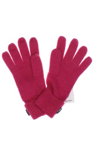 Ръкавици Superdry, Цвят Розов, Цена 31,00 лв.