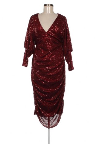 Kleid Boohoo, Größe L, Farbe Rot, Preis € 14,40