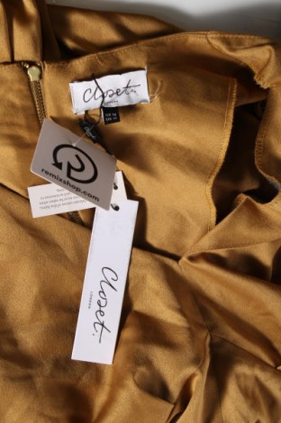 Kleid Closet London, Größe L, Farbe Braun, Preis 49,16 €
