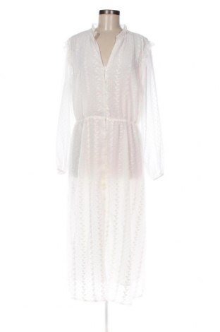 Kleid Free Quent, Größe L, Farbe Weiß, Preis € 9,46