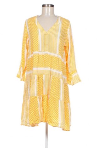 Φόρεμα Jean Pascale, Μέγεθος L, Χρώμα Κίτρινο, Τιμή 17,94 €