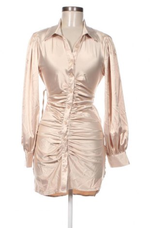 Kleid Missy Empire, Größe XS, Farbe Beige, Preis 12,80 €