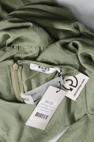 Šaty  NA-KD, Veľkosť XXS, Farba Zelená, Cena  21,43 €