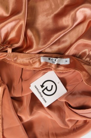 Kleid NA-KD, Größe XS, Farbe Orange, Preis 13,99 €