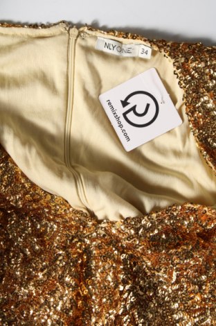 Kleid Nly One, Größe XS, Farbe Golden, Preis 18,16 €