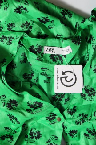 Рокля Zara, Размер S, Цвят Зелен, Цена 10,80 лв.
