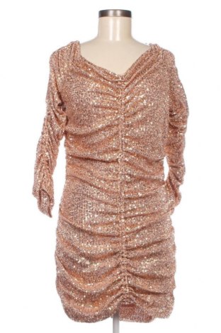 Kleid Zara, Größe XL, Farbe Golden, Preis 20,11 €
