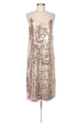 Kleid Zara, Größe M, Farbe Golden, Preis 39,39 €