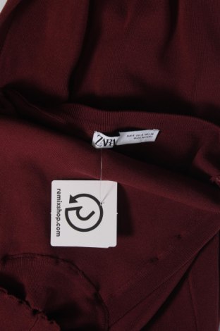 Рокля Zara, Размер S, Цвят Червен, Цена 34,00 лв.