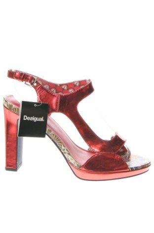 Sandalen Desigual, Größe 38, Farbe Rot, Preis 45,83 €