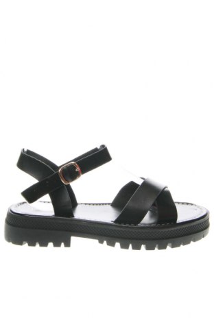 Sandale Ideal Shoes, Mărime 39, Culoare Negru, Preț 152,96 Lei