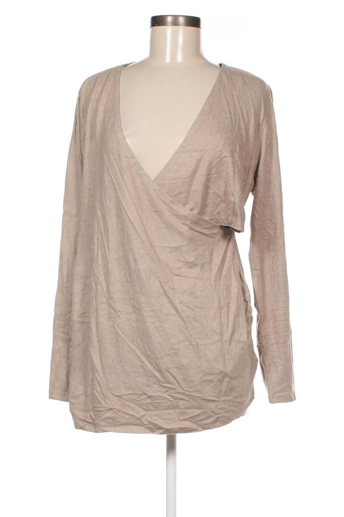 Блуза за бременни H&M Mama, Размер XL, Цвят Бежов, Цена 8,36 лв.