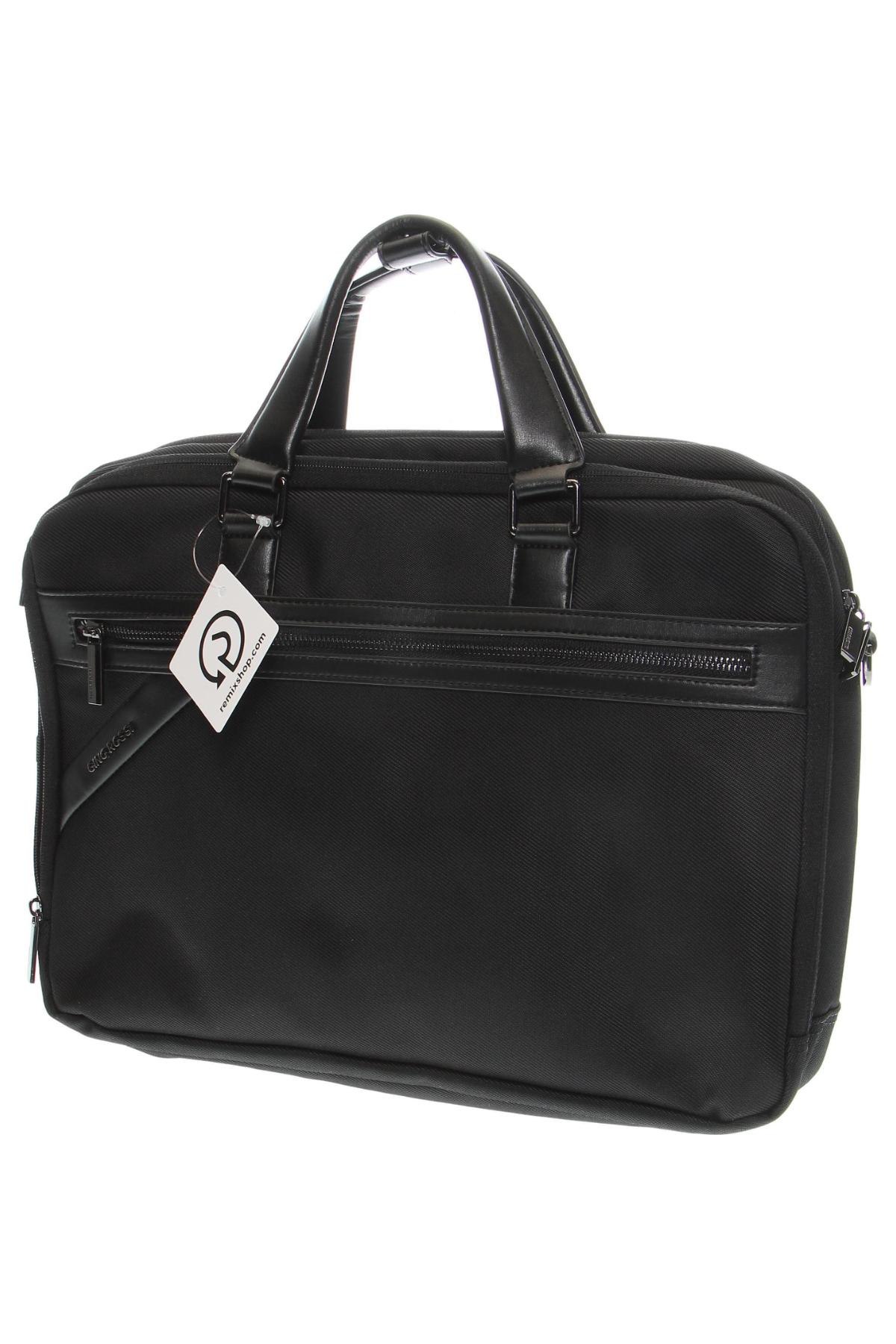 Чанта за лаптоп Gino Rossi, Цвят Черен, Цена 47,00 лв.
